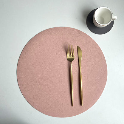 Set sottobicchieri in pelle