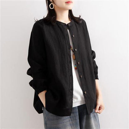 Camicia rinascimentale cotone-lino