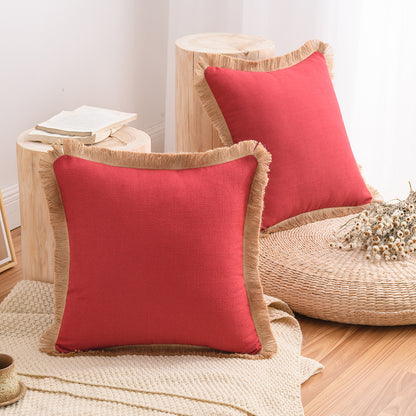 Cuscino cotone-lino stile nordico