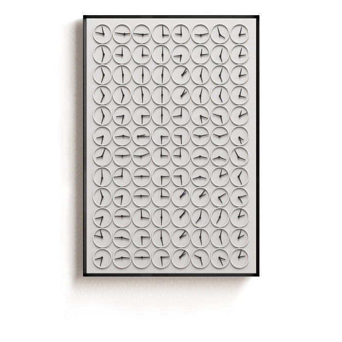 Quadro Astratto Bianco e Nero