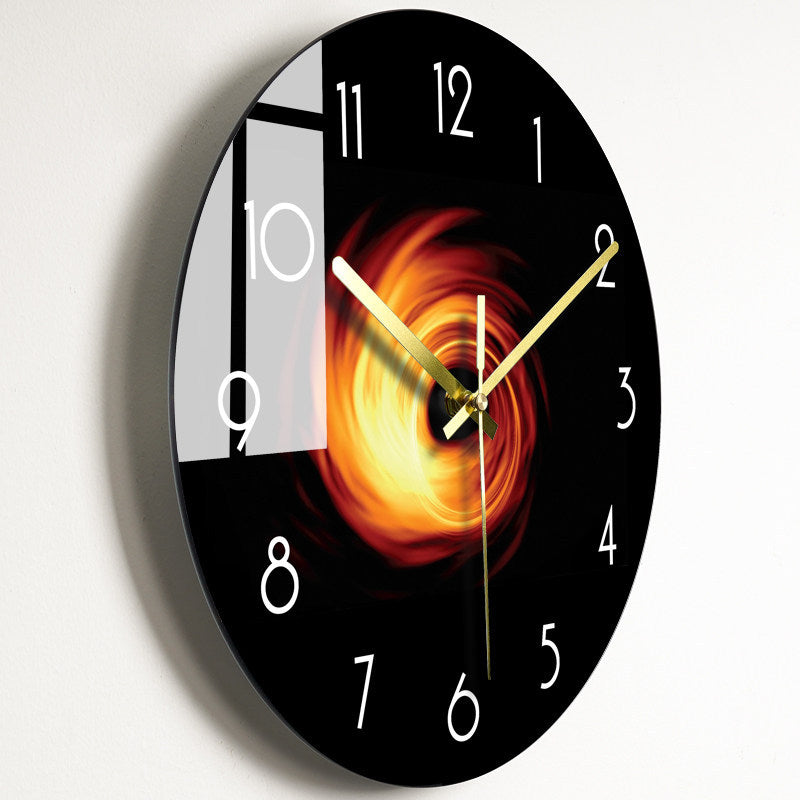 Orologio da parete Marmo riflesso gold