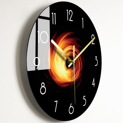 Orologio da parete Marmo riflesso gold
