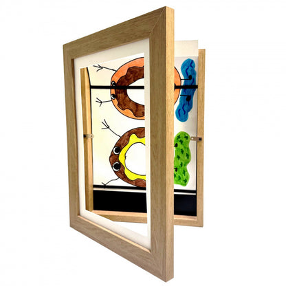 Scatola legno stile olio