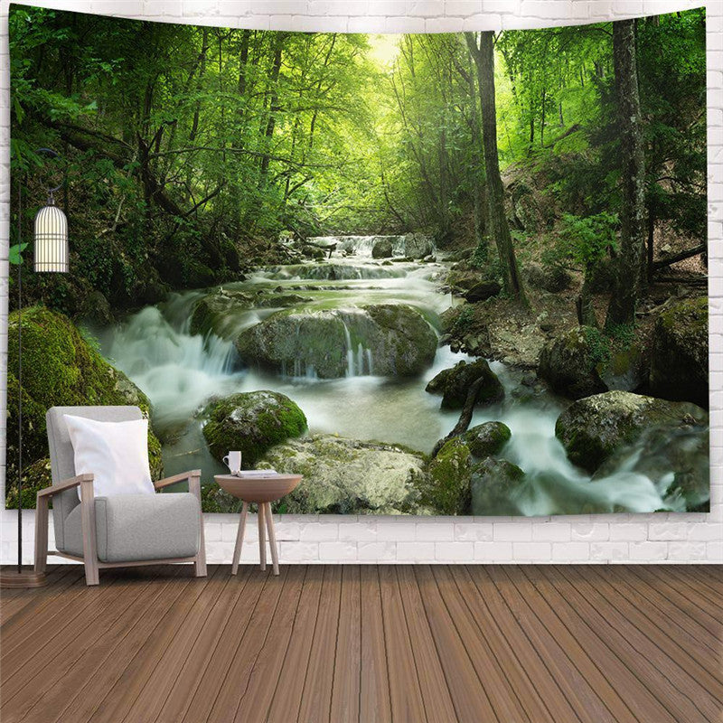 Arazzo Foresta Montagne