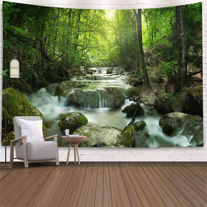 Arazzo Foresta Montagne