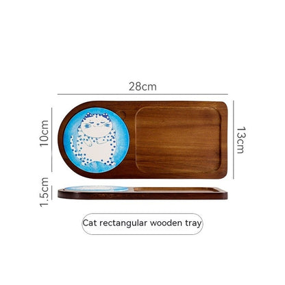 Vassoio colazione legno