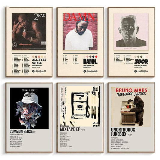 Quadro su tela Copertine album musicali