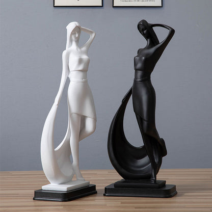 Statuetta resina minimalista