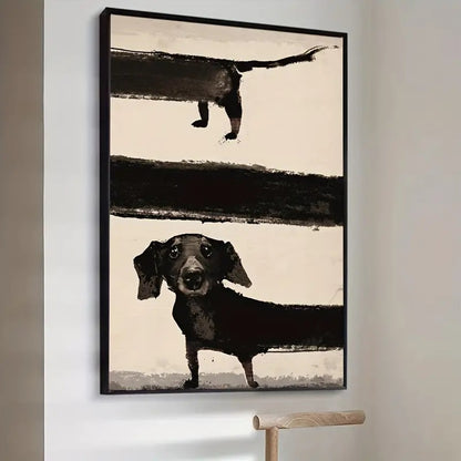 Quadro cane moderno