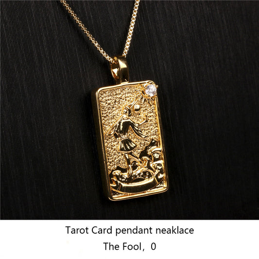 Collana tarocchi ventidue arcani mini oro
