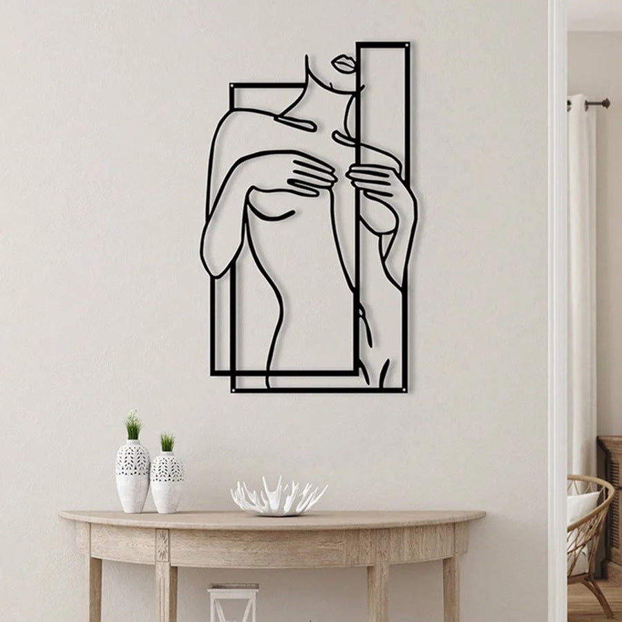 Quadro sagoma donna