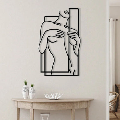 Quadro sagoma donna