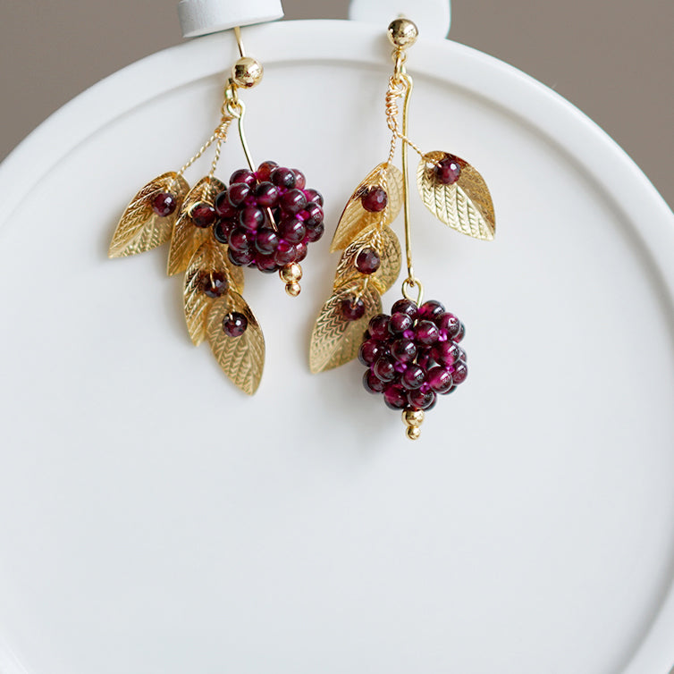 Orecchini Asimmetrici Frutti