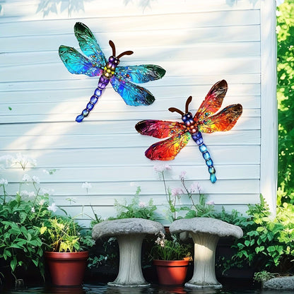 Decorazione libellula metallo