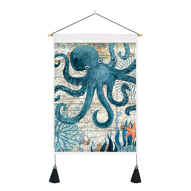 Arazzo creature marine
