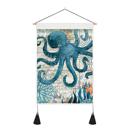 Arazzo creature marine