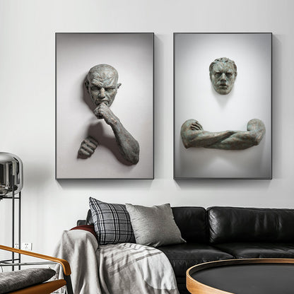 Quadro scultura astratta