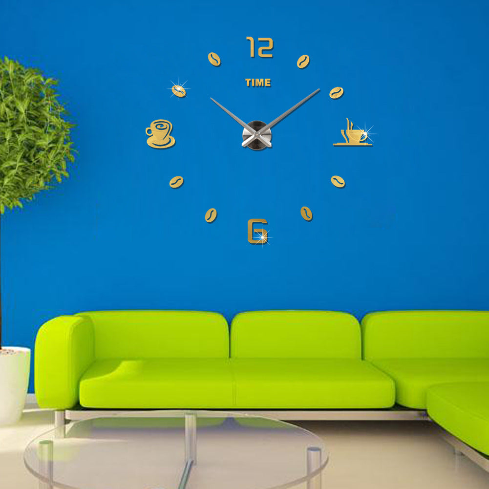 Specchio orologio murale