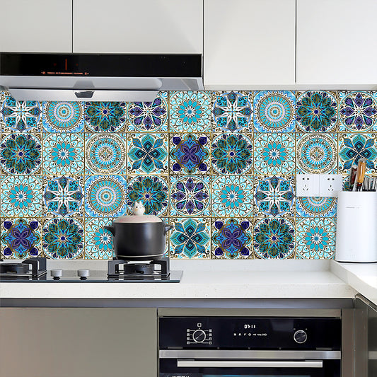 Adesivo murale Pattern di piastrelle colorate