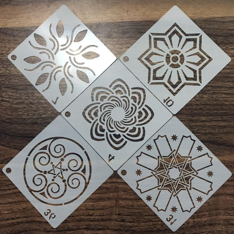 Stencil mandala