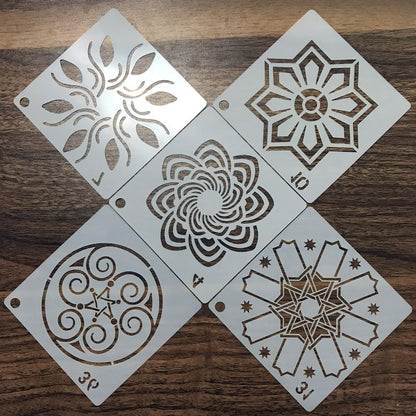 Stencil mandala