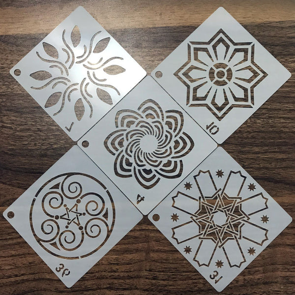 Stencil mandala
