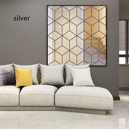 Adesivo murale mosaico diamanti