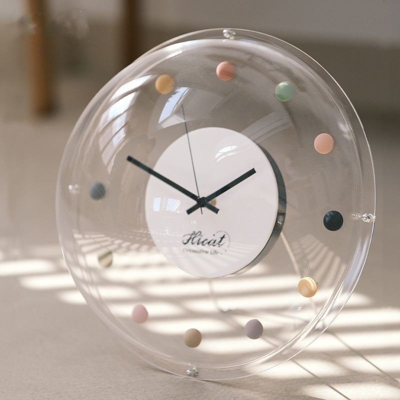 Orologio da parete Sagoma splash nero