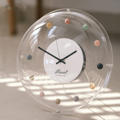 Orologio da parete Sagoma splash nero