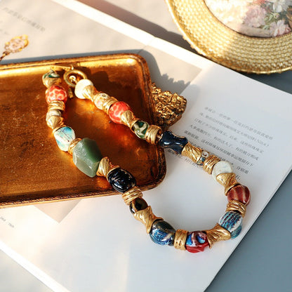 Collana ceramica pietra naturale