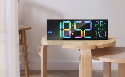 Orologio da parete LED neon