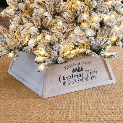Base albero Natale stile retrò