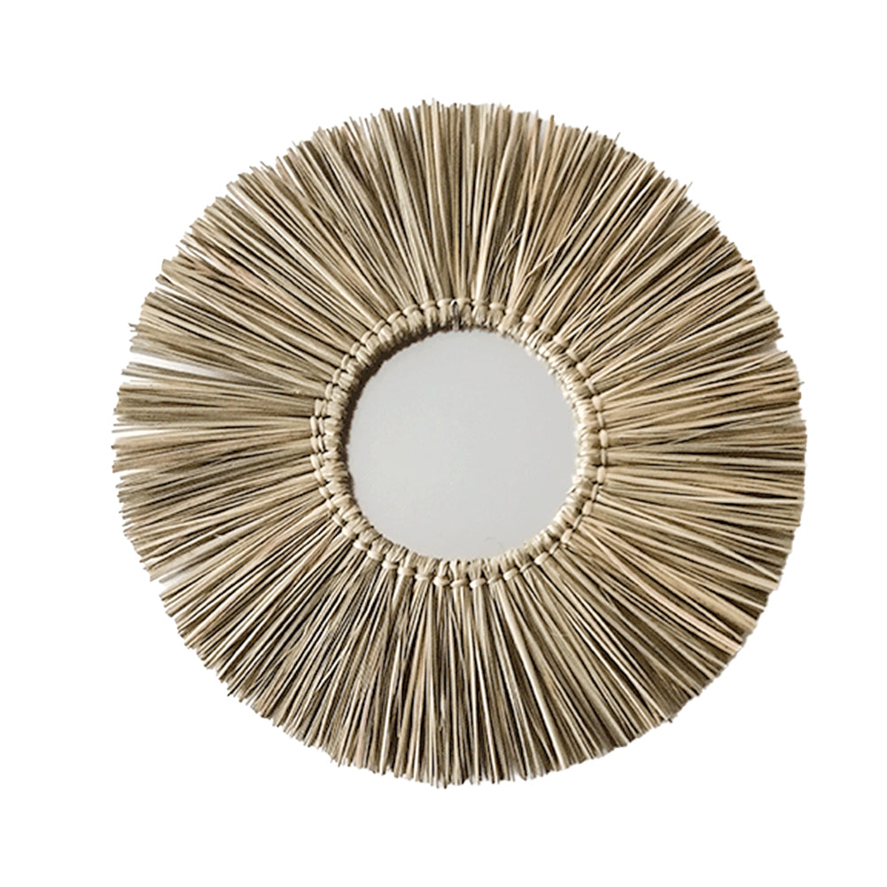 Specchio da parete con nappine