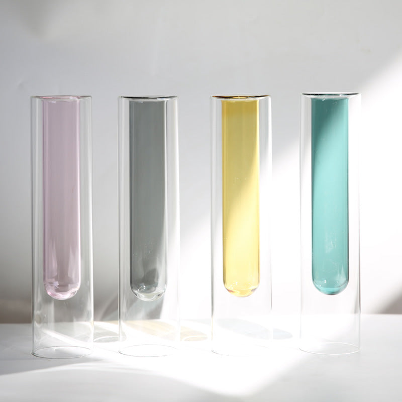 Vaso vetro nordico doppio strato