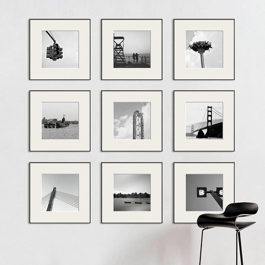 Quadro su tela Galleria fotografie bianco nero
