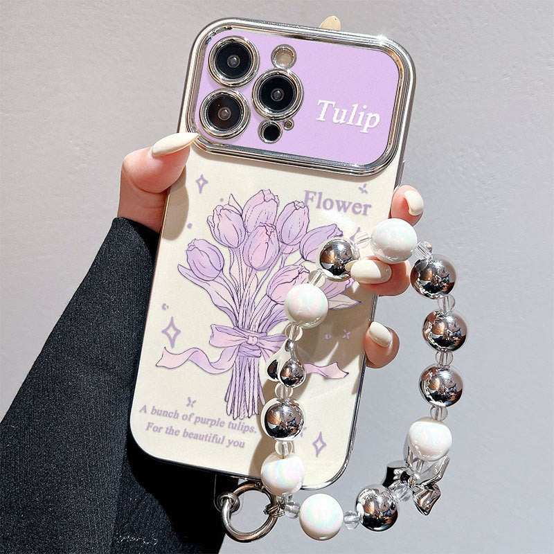 Custodia Telefono Fiori Dipinti