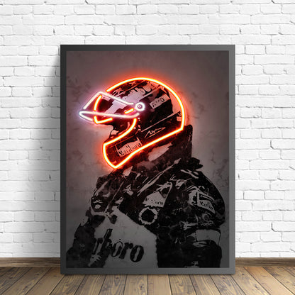 Tela Neon Casco Vintage