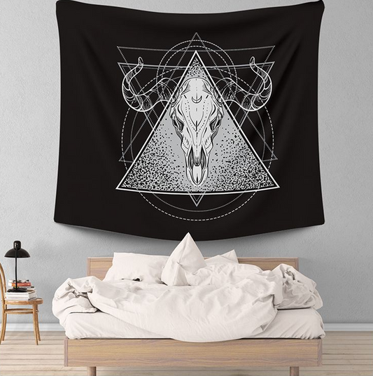 Arazzo Leone neon cyberpunk galattico futuristico