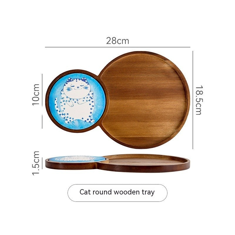 Vassoio colazione legno