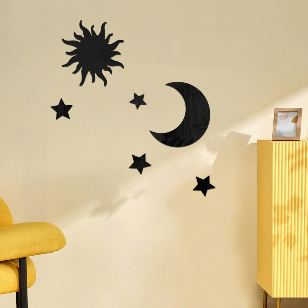 Adesivo stella e luna 3D