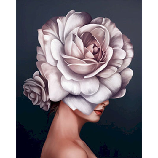 Arazzo Donna coronata di rose