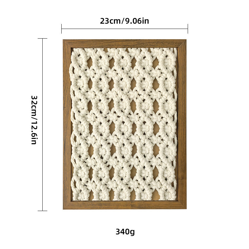 Decorazione tessuta in cotone