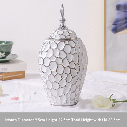Vaso ceramica dorato Nordic