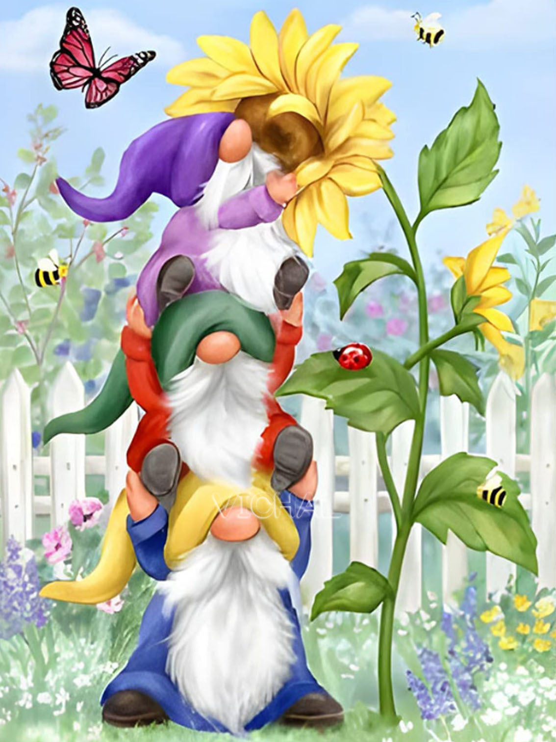 Diamond painting Babbo Natale
