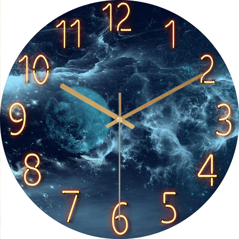 Orologio da parete Neon tech stellare