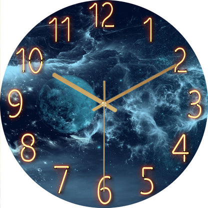 Orologio da parete Neon tech stellare
