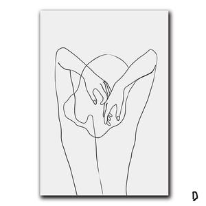 Quadro Donna Minimale