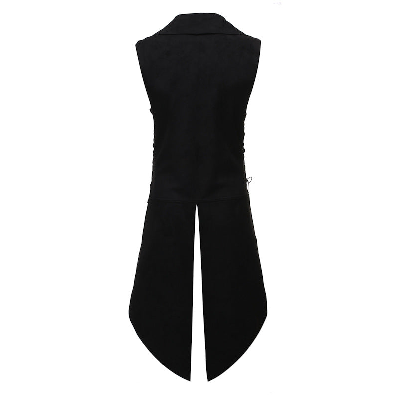 Top di pelle stile medievale