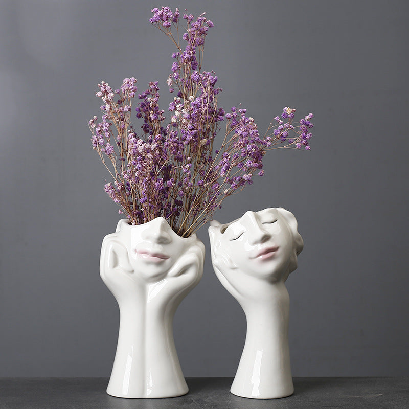 Vaso fiori secchi