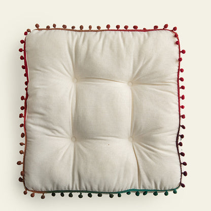 Cuscino con Pompon Nordico